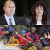 Първата дама Деси Радева води президента в пещера за рождения му ден