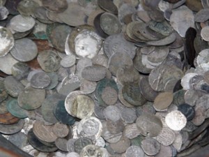3000 сребърни монети откриха в центъра на София