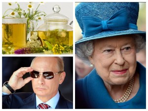 Путин и Елизабет II пият български чай
