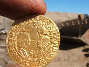 Откриха кораб на 500 години, пълен със злато