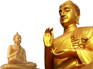 Труп на монах изскочи от статуя на Буда