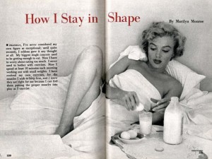 Как да останете във форма с Мерилин Монро