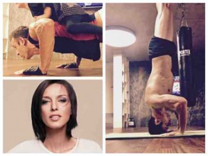 Бербатов и Виктория Петрова пощуряха по йогата
 