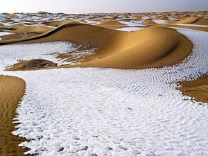 Сняг в Сахара за първи път от 37 години
 