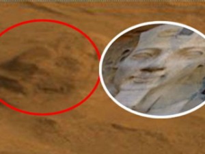 Лице на фараон изгря на Марс