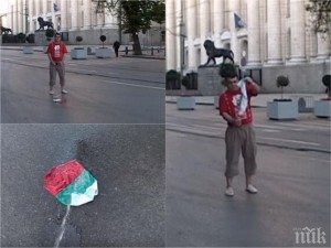 Прокуратурата погна ругателя на българското знаме
