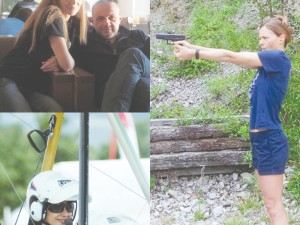 Жената на Томислав Дончев стреля с боен пистолет