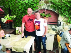 Радев и Ген. Деси на море в Созопол