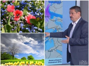 Топ климатологът проф. Георги Рачев с чудесни новини за времето: Слънце на Цветница и истинска пролет за Великден