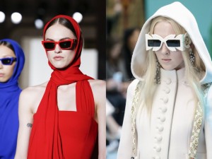Очила с червени рамки и огледални стъкла – най-модерни за лятото