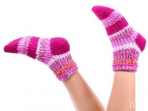 Чорапи с лют пипер при студени крака 
 