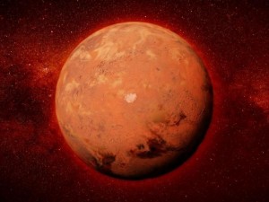 Огромно НЛО катастрофирало на Марс
 