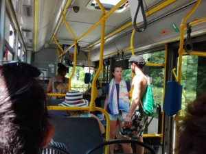 Фандъкова качвала ли се е в жегите на трамвай
 