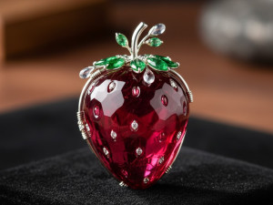 Бижутата са с големи камъни, обеците &ndash; с цветя и плодове
