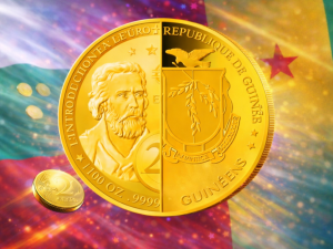 Пуснаха златна монета с Паисий в Африка